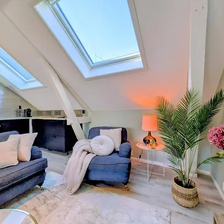 Penthouse In The Middle Of The Center - 5 Bedrooms - Fully Furnnished And Equipped - Parking Apartament